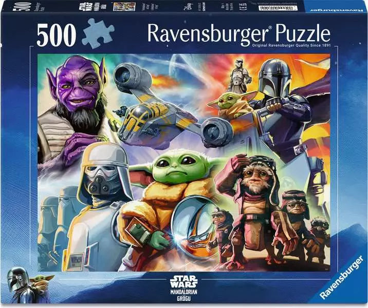 Star Wars The Mandalorian and Grogu 500-piece jigsaw puzzle by Ravensburger