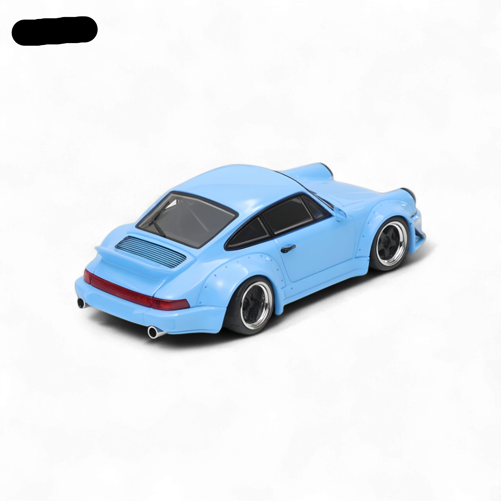 Porsche Rauh-Welt RWB964 Wide-Body Duck Wing - Sky Blue 1:64 by Fast Speed 2