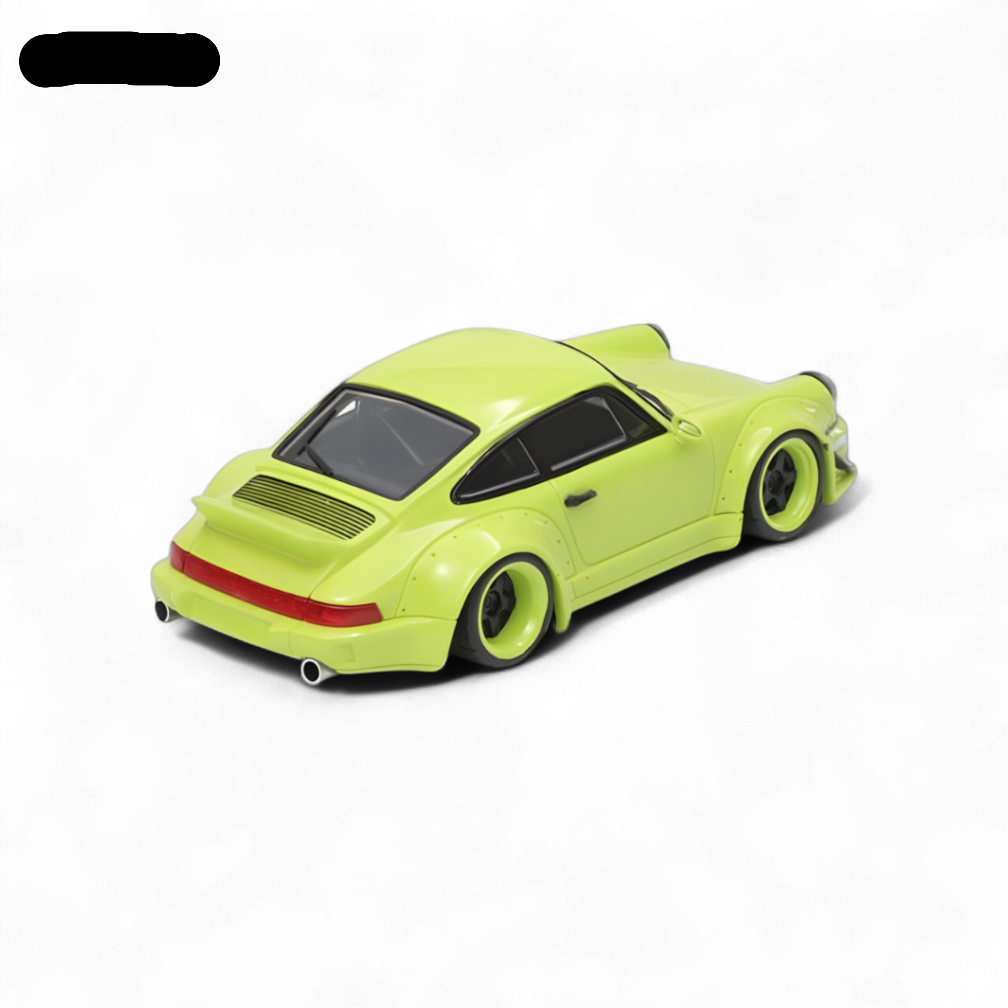 Porsche Rauh-Welt RWB964 Wide-Body Duck Wing - Green 1:64 by Fast Speed 2