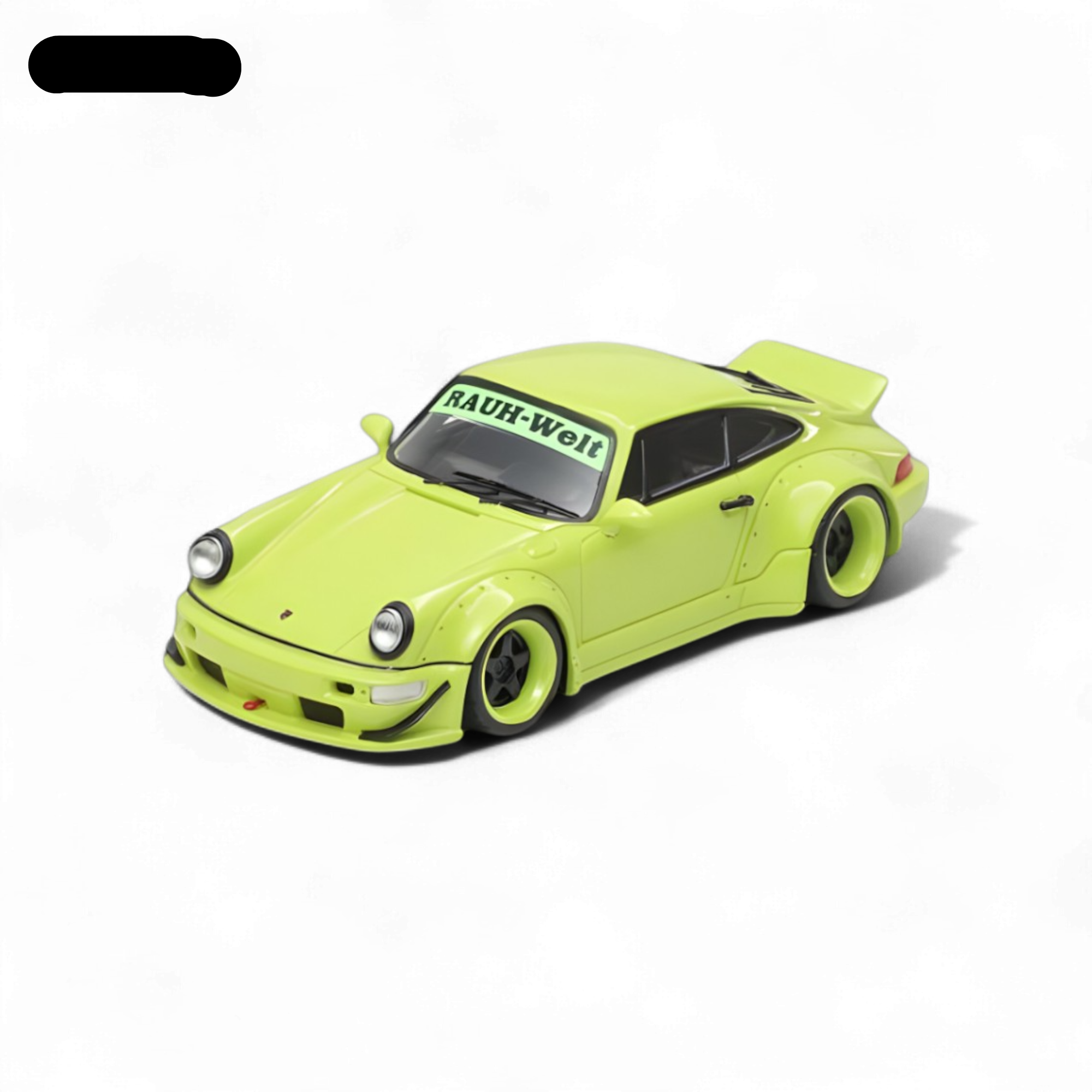 Porsche Rauh-Welt RWB964 Wide-Body Duck Wing - Green 1:64 by Fast Speed 3