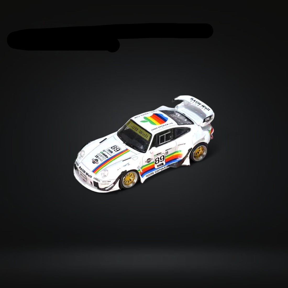 Porsche 993 RWB White Apple Livery 1:64 by Street Weapon 3