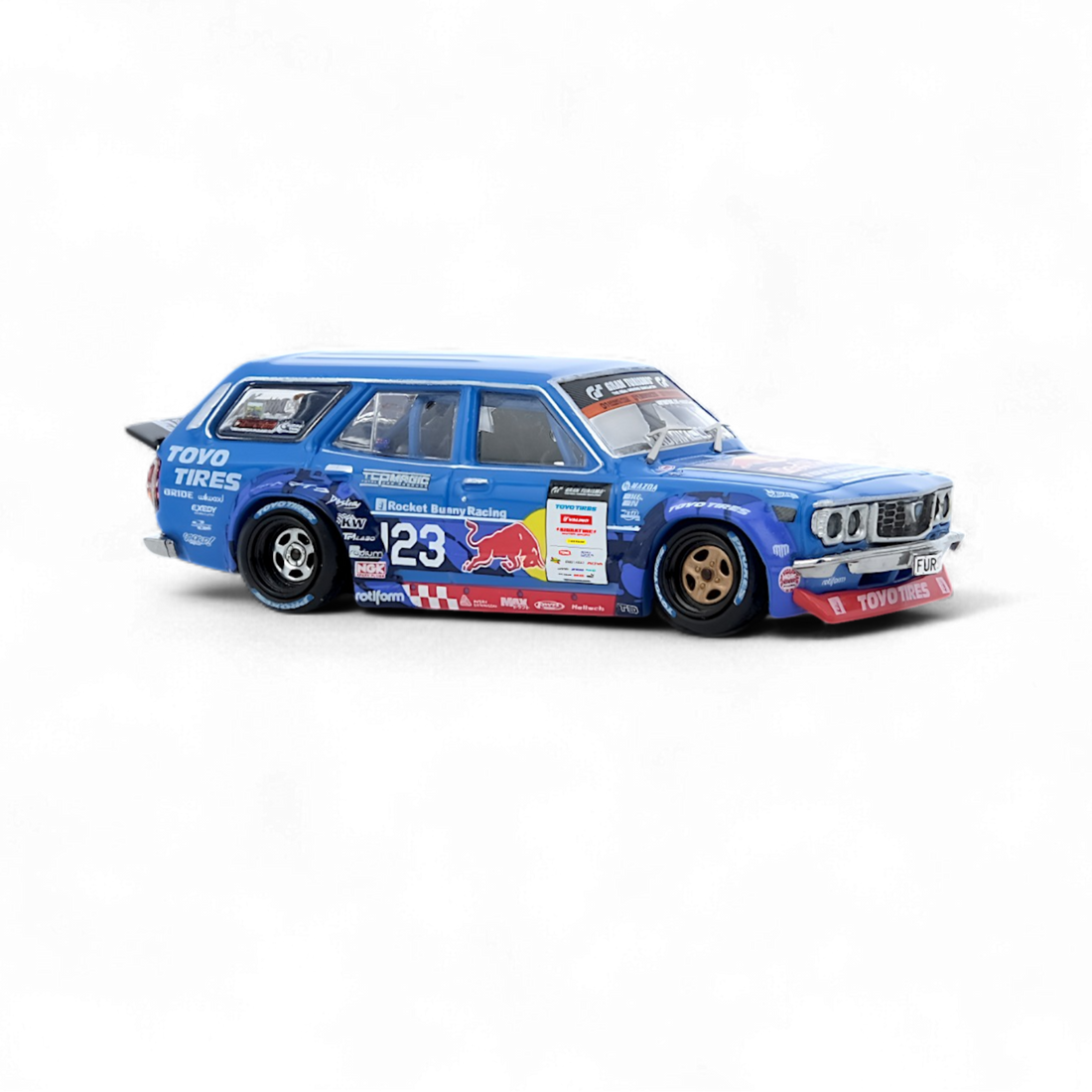 MAZDA 1976 MAD MIKE RX3 Station Wagon D1GP Series 2024 1:64 by Inno64 2