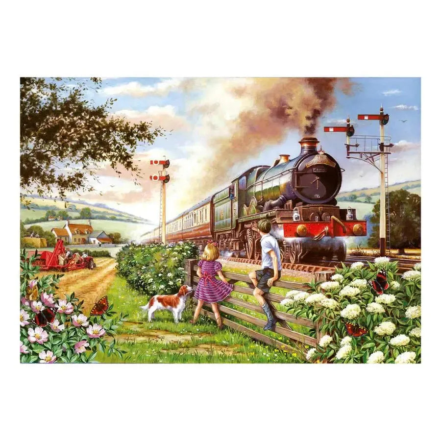 Railway Children steam train 1000 piece jigsaw puzzle by House of Puzzles
