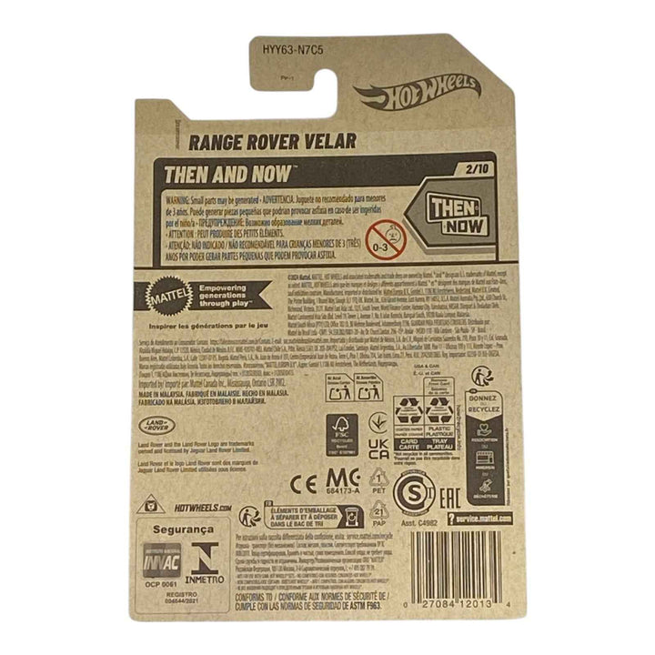 Hot Wheels Range Rover Velar - Then and Now Series 2/10 2