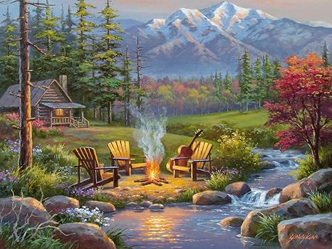 Ravensburger Riverside Living Room Puzzle - 750 Piece Large Format Jigsaw Puzzle - 2