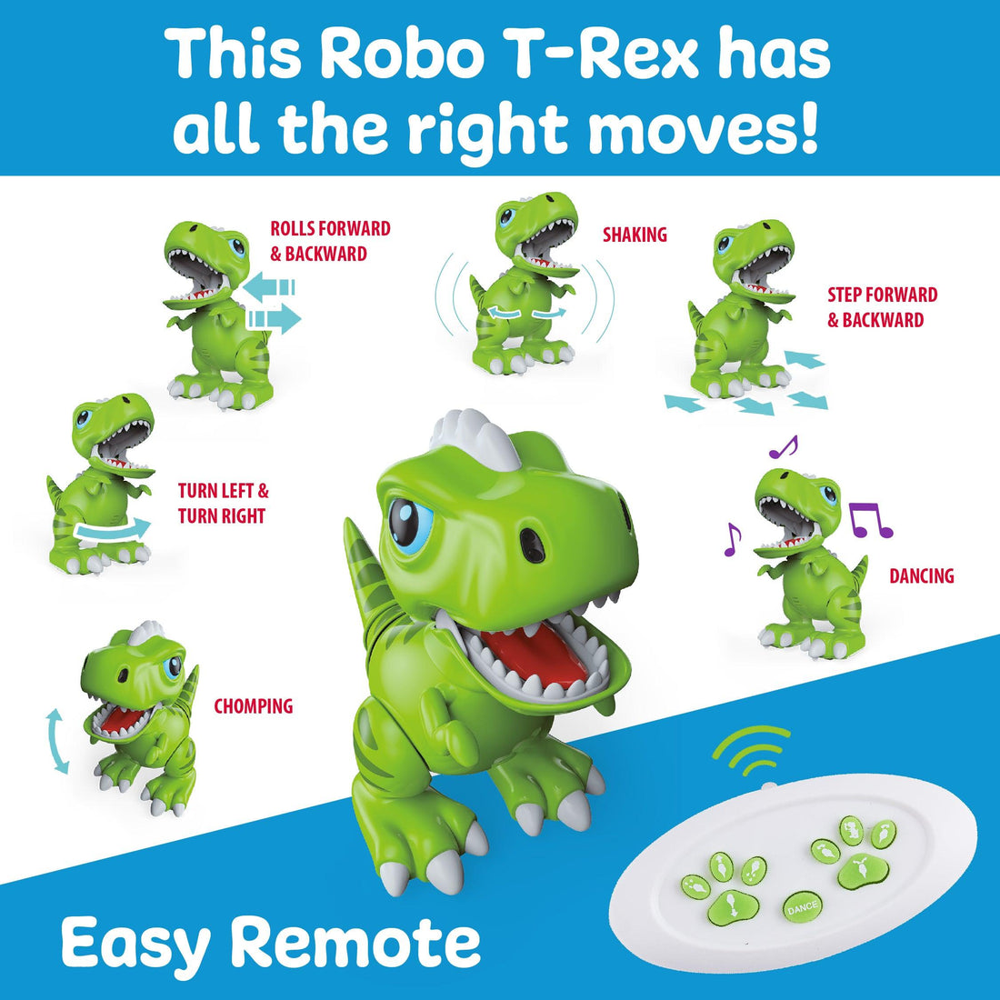 Robo Pets T-Rex Dinosaur Toy - Power Your Fun  4