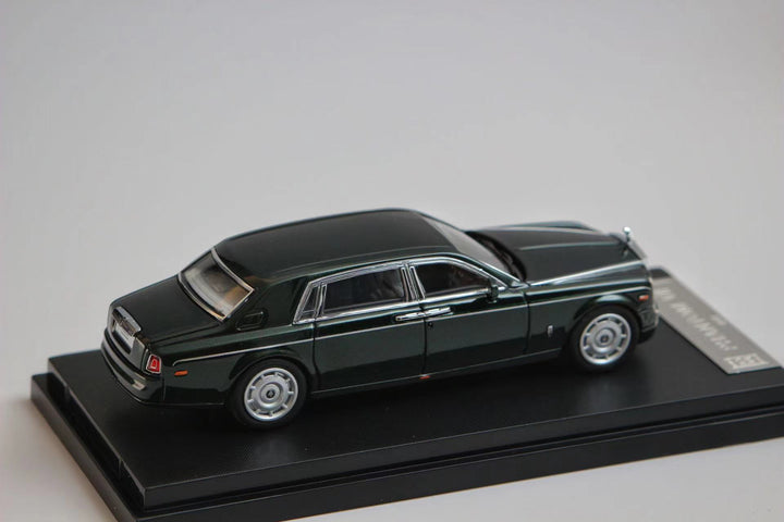 Rolls Royce Phantom VII 1:64 Scale Diecast Model by SW in British Green Side View