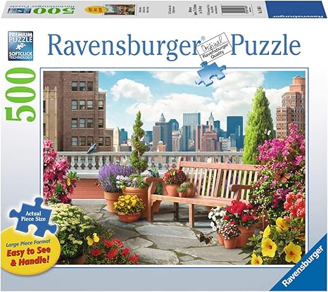 Ravensburger Rooftop Garden Puzzle - 500-Piece Jigsaw Puzzle