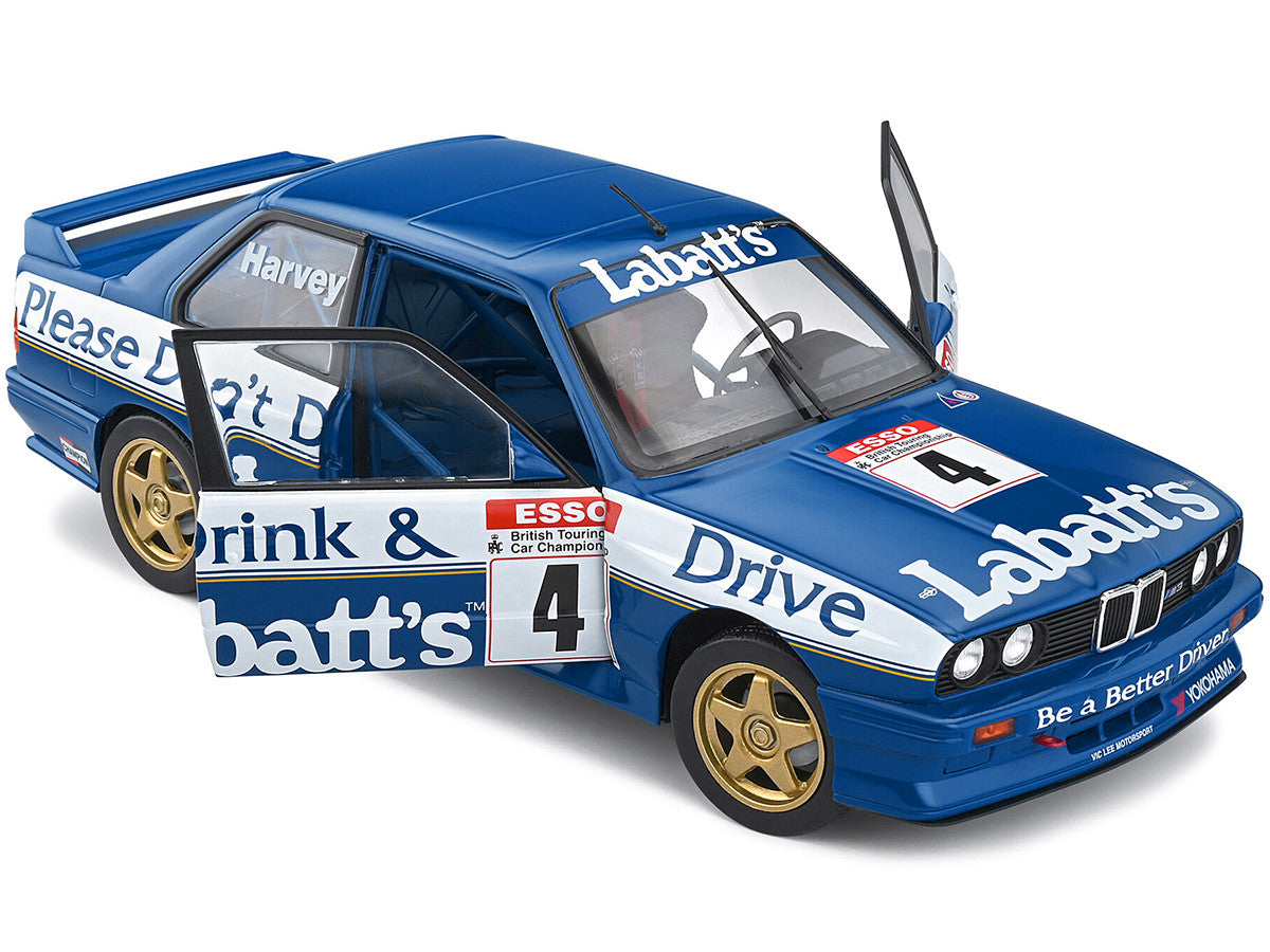 BMW E30 M3 #4 Tim Harvey "Labbatt's" BTCC British Touring Car Championship (1991) "Competition" Series 1/18 Diecast Model Car by Solido-1