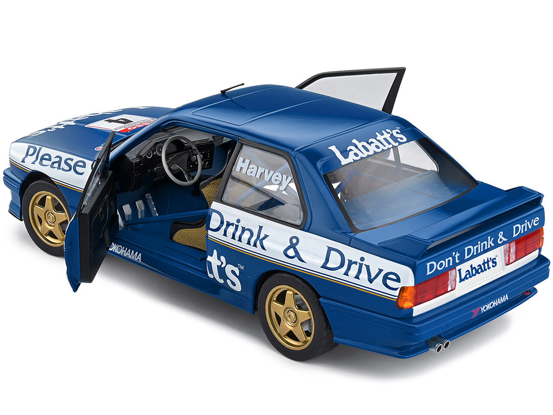 BMW E30 M3 #4 Tim Harvey "Labbatt's" BTCC British Touring Car Championship (1991) "Competition" Series 1/18 Diecast Model Car by Solido-3