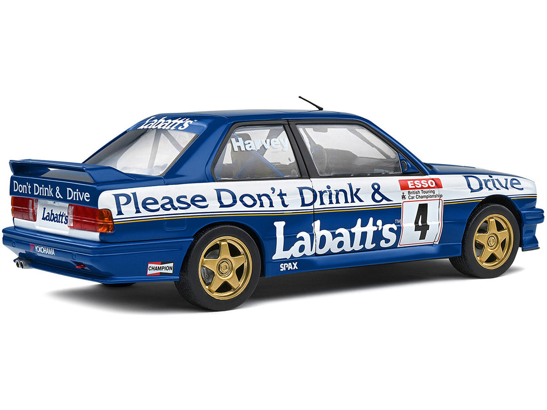 BMW E30 M3 #4 Tim Harvey "Labbatt's" BTCC British Touring Car Championship (1991) "Competition" Series 1/18 Diecast Model Car by Solido-4