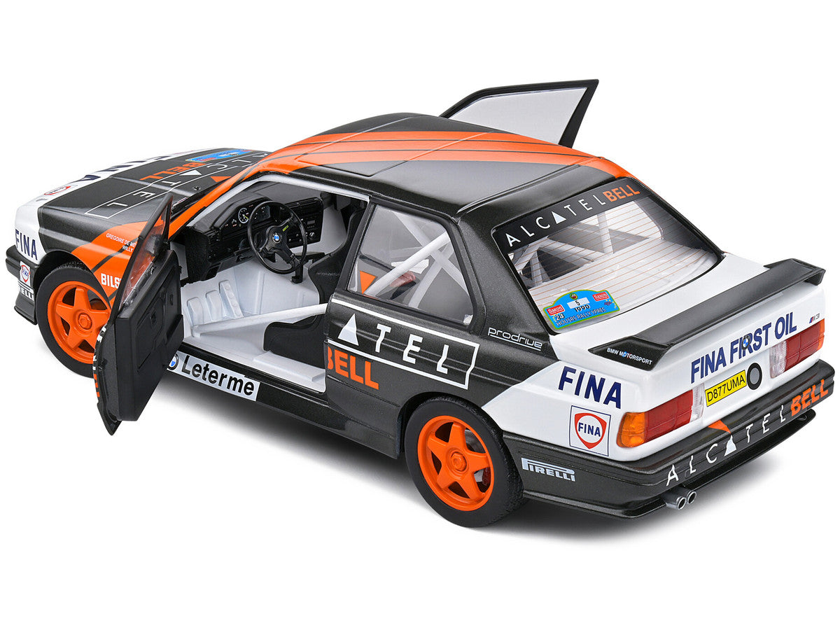 BMW E30 M3 Gr.A #5 Gregoire de Mevius - Willy Lux 3rd Place "Ypres 24 Hours Rally" (1990) "Competition" Series 1/18 Diecast Model Car by Solido-3