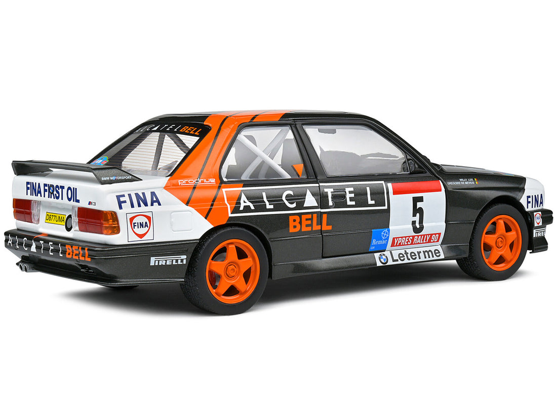 BMW E30 M3 Gr.A #5 Gregoire de Mevius - Willy Lux 3rd Place "Ypres 24 Hours Rally" (1990) "Competition" Series 1/18 Diecast Model Car by Solido-4
