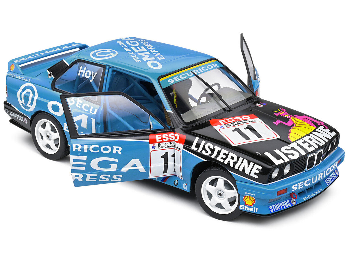 BMW E30 M3 #11 Will Hoy Winner "BTCC (British Touring Car Championship)" (1991) "Competition" Series 1/18 Diecast Model Car by Solido-1