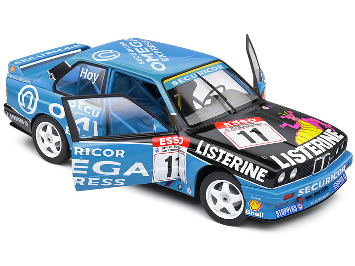 BMW E30 M3 #11 Will Hoy Winner "BTCC (British Touring Car Championship)" (1991) "Competition" Series 1/18 Diecast Model Car by Solido-1