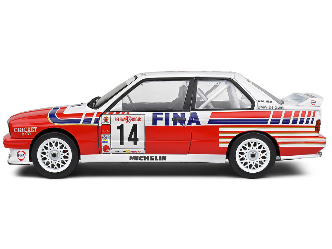 BMW E30 M3 #14 Marc Duez "Belgian Procar Championship" (1993) "Competition" Series 1/18 Diecast Model Car by Solido-2