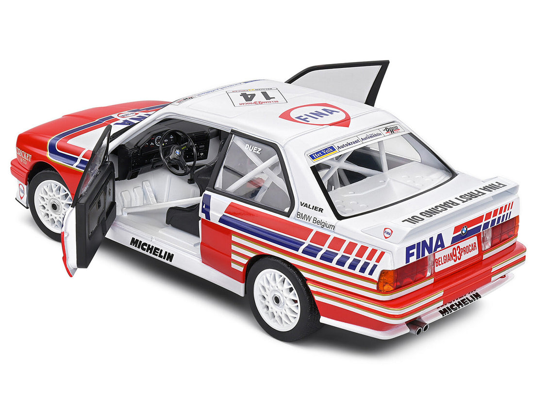 BMW E30 M3 #14 Marc Duez "Belgian Procar Championship" (1993) "Competition" Series 1/18 Diecast Model Car by Solido-4