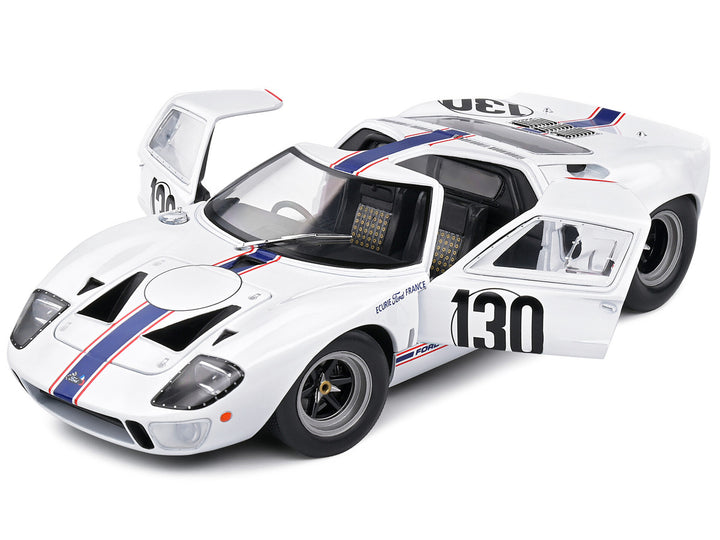 Ford GT40 MK1 #130 Henri Greder - Jean-Michel Giorgi "Targa Florio" (1967) "Competition" Series 1/18 Diecast Model Car by Solido-1