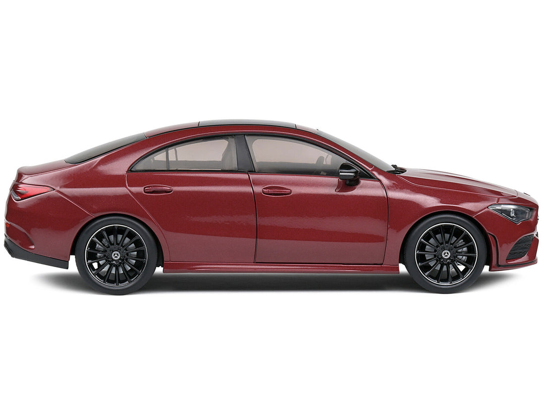 2019 Mercedes-Benz CLA C118 Coupe Rouge Patagonie Red Metallic with Sunroof 1/18 Diecast Model Car by Solido-2