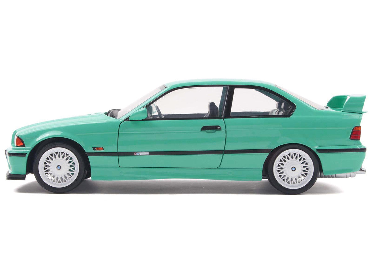 BMW 1991 E36 M3 "Solido Works" Mint Green with Mint Green Interior 1/18 Diecast Model Car by Solido 4