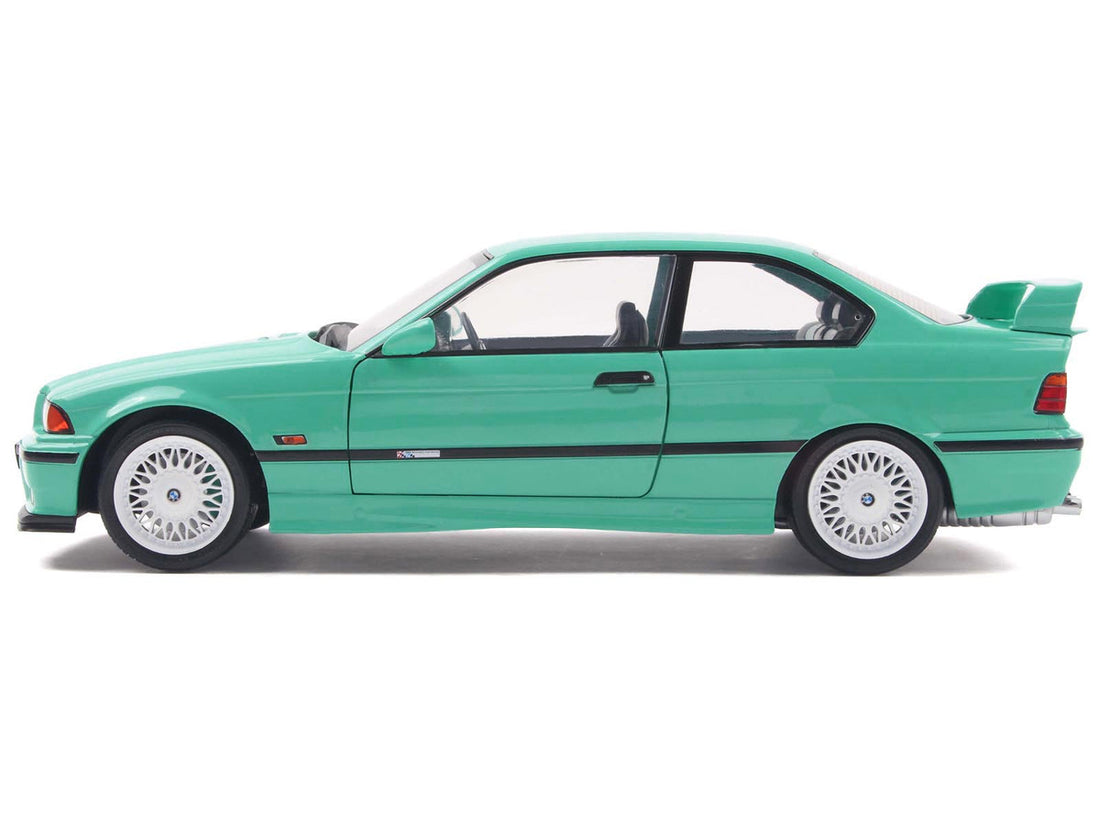 BMW 1991 E36 M3 "Solido Works" Mint Green with Mint Green Interior 1/18 Diecast Model Car by Solido 4