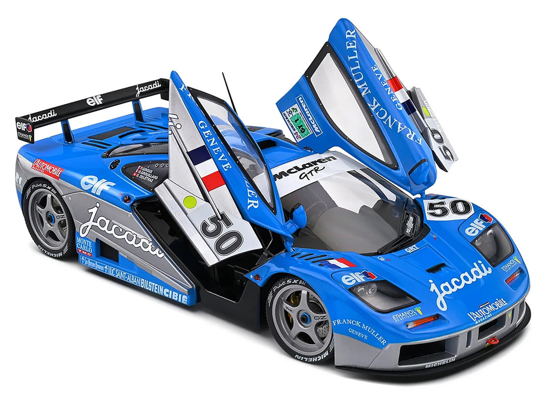 McLaren F1 GTR Short Tail #50 Fabien Giroix - Jean-Denis Deletraz - Olivier Grouillard "Giroix Racing Team" "24 Hours of Le Mans" (1995) "Competition" Series 1/18 Diecast Model Car by Solido-2