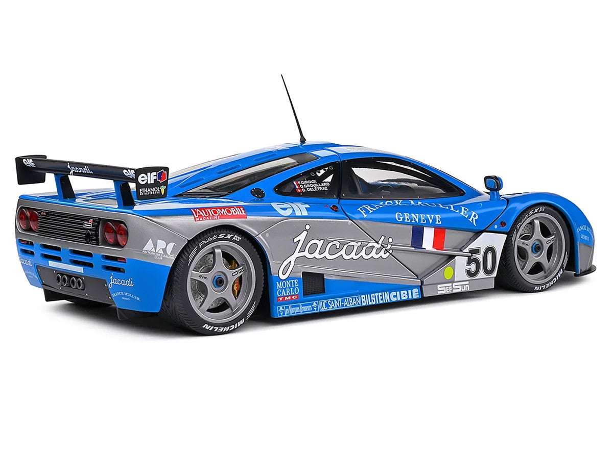 McLaren F1 GTR Short Tail #50 Fabien Giroix - Jean-Denis Deletraz - Olivier Grouillard "Giroix Racing Team" "24 Hours of Le Mans" (1995) "Competition" Series 1/18 Diecast Model Car by Solido-0