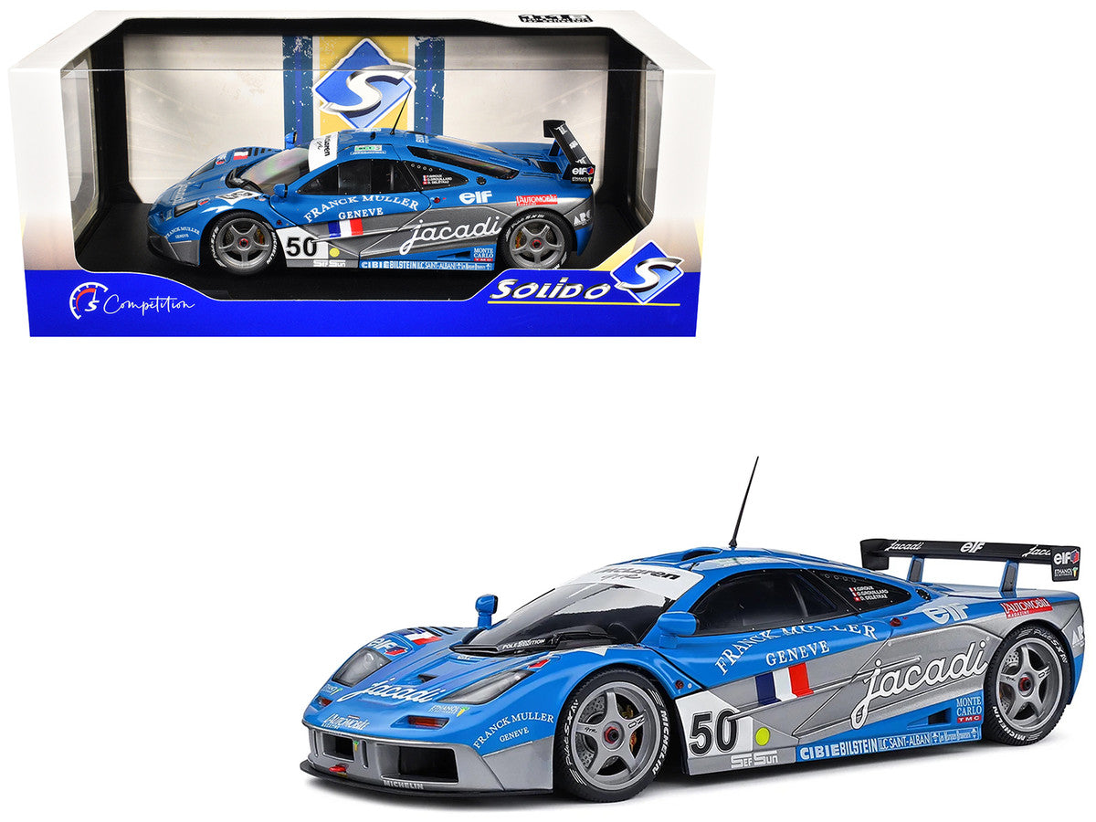 McLaren F1 GTR Short Tail #50 Fabien Giroix - Jean-Denis Deletraz - Olivier Grouillard "Giroix Racing Team" "24 Hours of Le Mans" (1995) "Competition" Series 1/18 Diecast Model Car by Solido-4