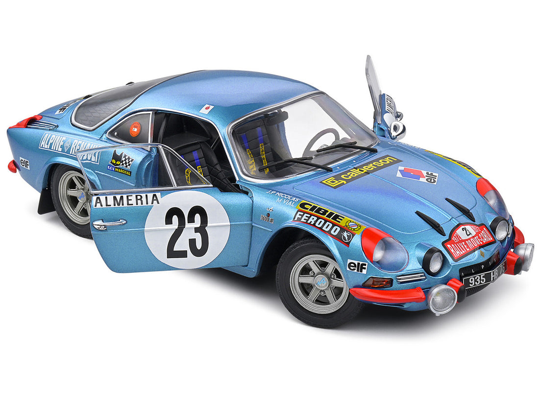 Alpine A110 1600S #23 Jean-Pierre Nicolas - Michel Vial "Rallye Monte-Carlo" (1972) "Competition" Series 1/18 Diecast Model Car by Solido-3