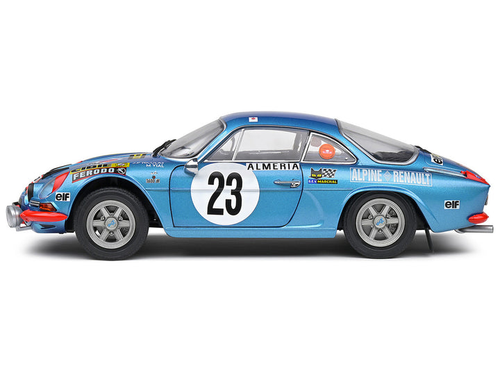 Alpine A110 1600S #23 Jean-Pierre Nicolas - Michel Vial "Rallye Monte-Carlo" (1972) "Competition" Series 1/18 Diecast Model Car by Solido-0