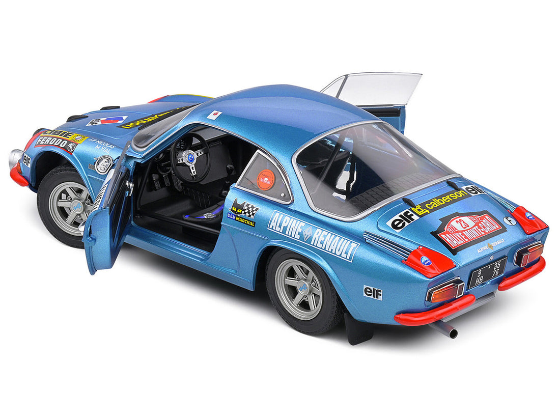 Alpine A110 1600S #23 Jean-Pierre Nicolas - Michel Vial "Rallye Monte-Carlo" (1972) "Competition" Series 1/18 Diecast Model Car by Solido-2