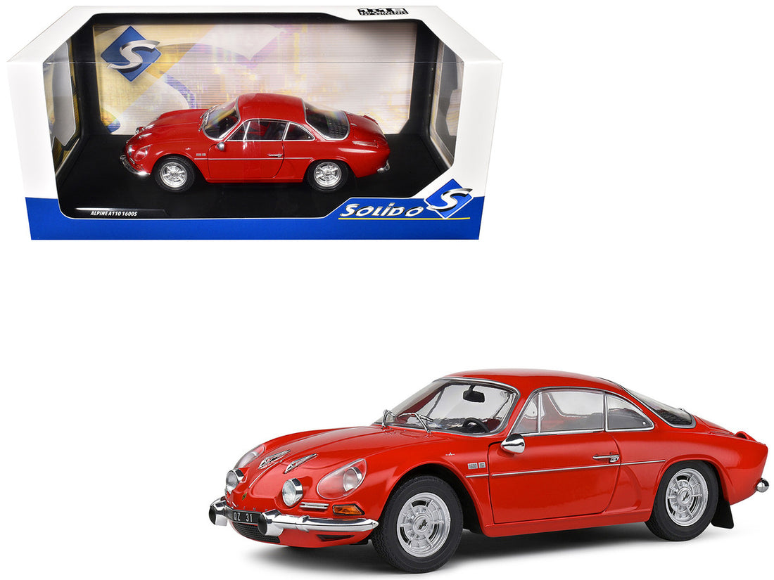 1969 Alpine A110 1600S Rouge Vif Red 1/18 Diecast Model Car by Solido-4