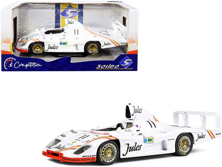 Porsche 936 RHD (Right Hand Drive) #11 Derek Bell - Jacky Ickx Winner 24H of Le Mans (1981) "Competition" Series 1/18 Diecast Model Car by Solido-0