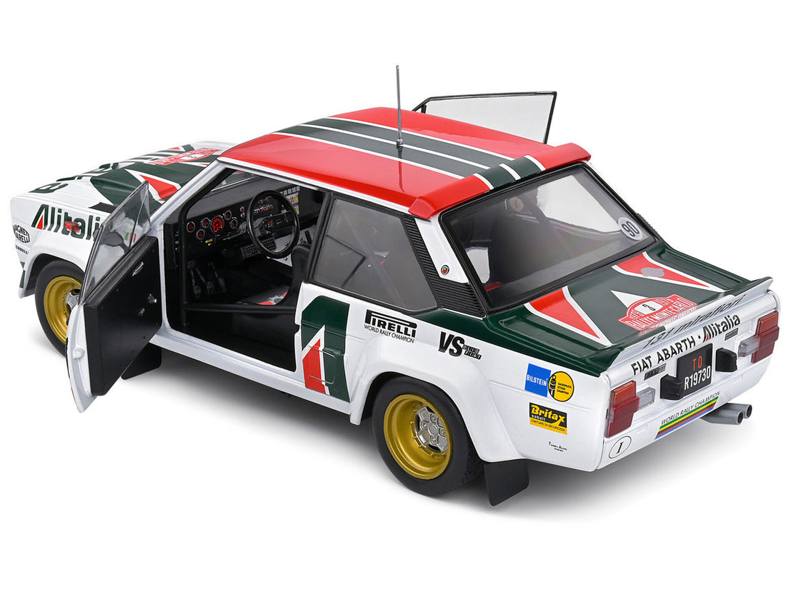 Fiat 131 Abarth #3 Markku Alen - Ilkka Kivimaki 3rd Place "Rallye Montecarlo" (1979) "Competition" Series 1/18 Diecast Model Car by Solido-3