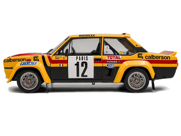 Fiat 131 Abarth #12 Michele Mouton - Annie Arrii "Rallye de Monte-Carlo" (1980) "Competition" Series 1/18 Diecast Model Car by Solido-0
