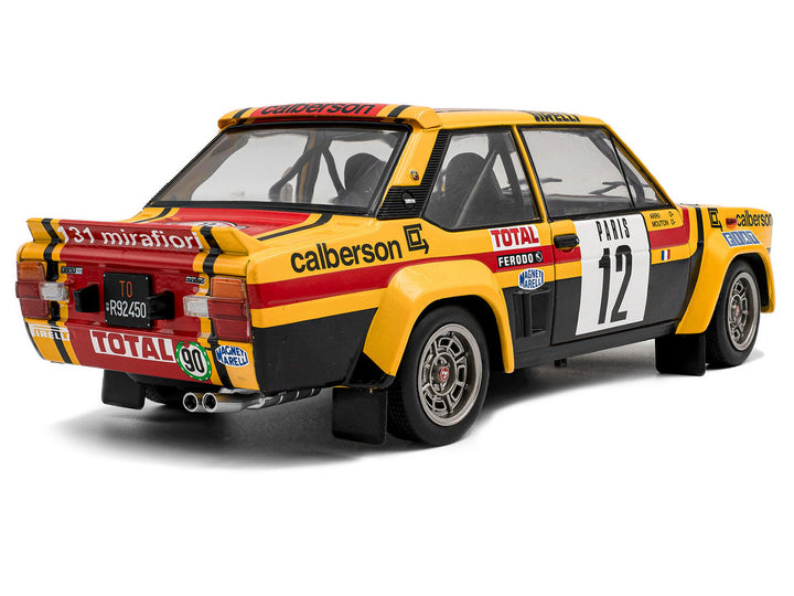 Fiat 131 Abarth #12 Michele Mouton - Annie Arrii "Rallye de Monte-Carlo" (1980) "Competition" Series 1/18 Diecast Model Car by Solido-1