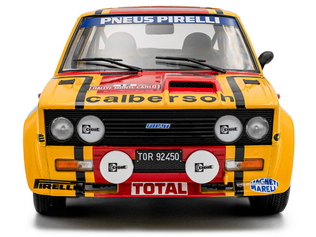 Fiat 131 Abarth #12 Michele Mouton - Annie Arrii "Rallye de Monte-Carlo" (1980) "Competition" Series 1/18 Diecast Model Car by Solido-3