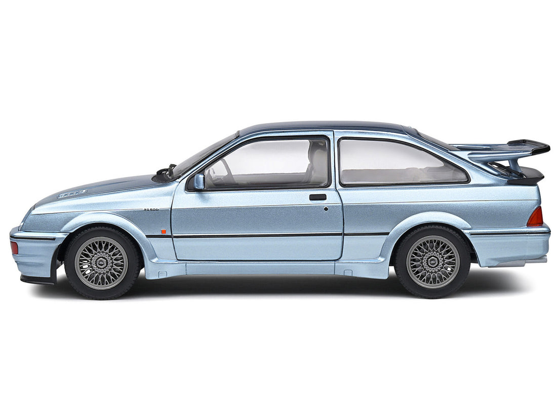 1987 Ford Sierra Cosworth RS500 RHD (Right Hand Drive) Glacier Blue Metallic 1/18 Diecast Model Car by Solido-2