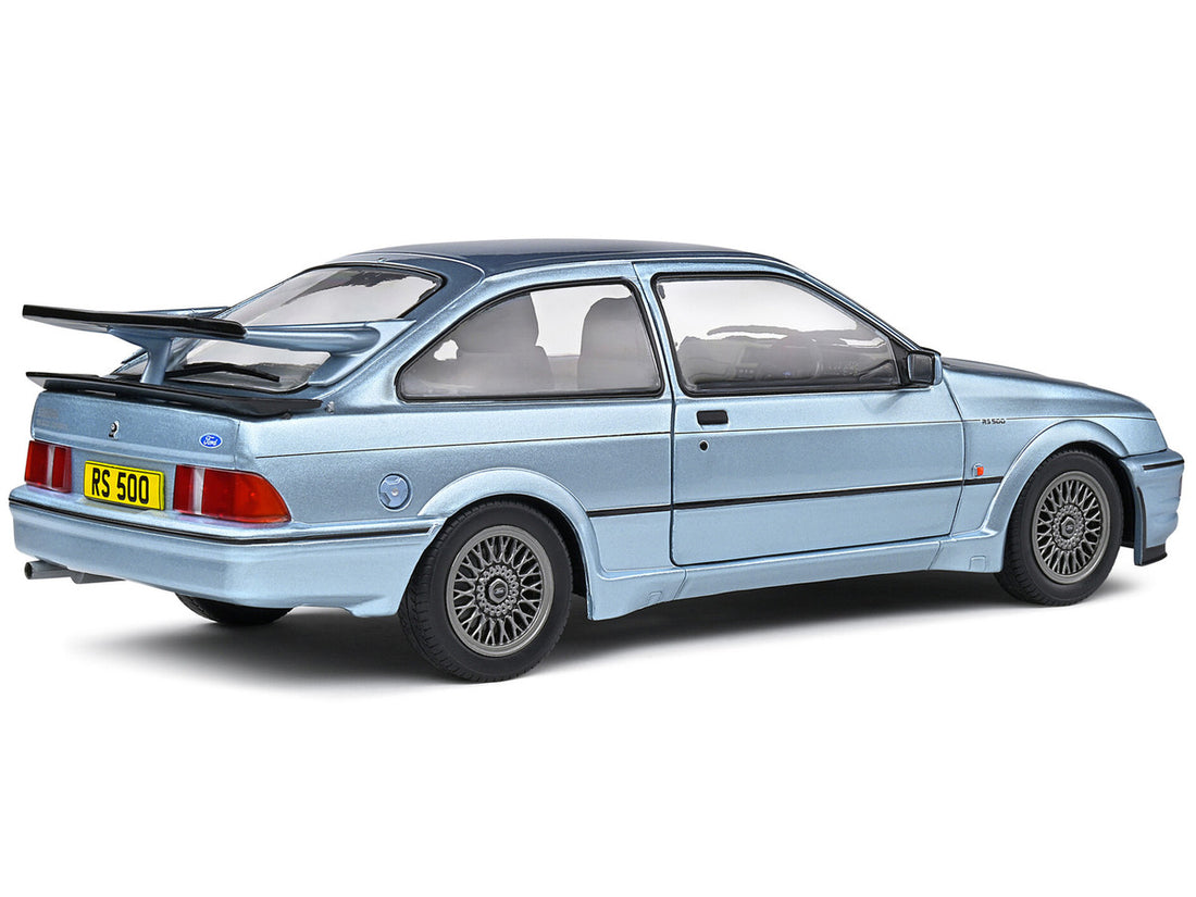 1987 Ford Sierra Cosworth RS500 RHD (Right Hand Drive) Glacier Blue Metallic 1/18 Diecast Model Car by Solido-4