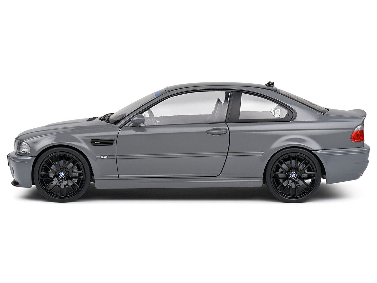 2000 BMW E46 M3 "Streetfighter" Nardo Gray with Black Top 1/18 Diecast Model Car by Solido-0