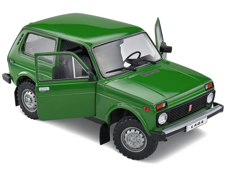 1980 Lada Niva Green 1/18 Diecast Model Car by Solido-1