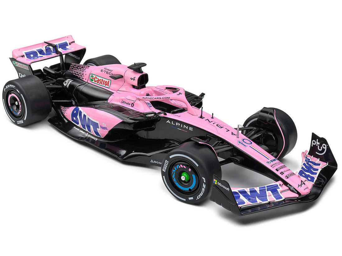 Alpine A523 Pink Edition "BWT" Formula One F1 "Presentation Version" (2023) "Competition" Series 1/18 Diecast Model Car by Solido-3