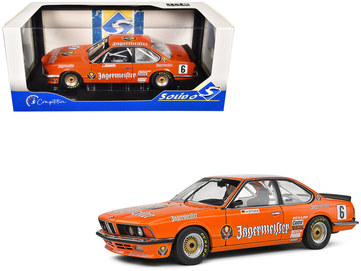 BMW 635 CSI (E24) #6 Hans-Joachim Stuck "Jagermeister" "European Touring Car Championship" (1984) "Competition" Series 1/18 Diecast Model Car by Solido-0