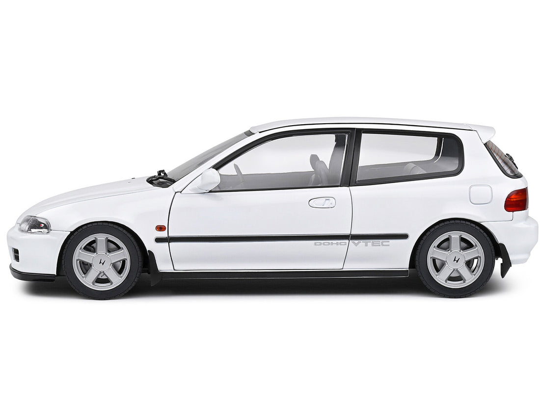 1991 Honda Civic (EG6) RHD (Right Hand Drive) Frost White 1/18 Diecast Model Car by Solido-1