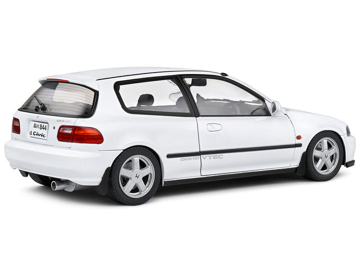 1991 Honda Civic (EG6) RHD (Right Hand Drive) Frost White 1/18 Diecast Model Car by Solido-0