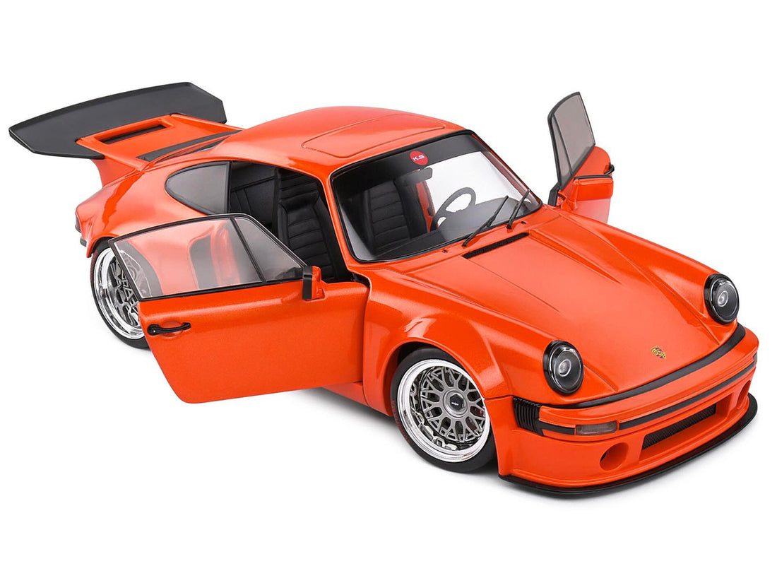 2022 Porsche 911 KS-R Orange Metallic 1/18 Diecast Model Car by Solido-2