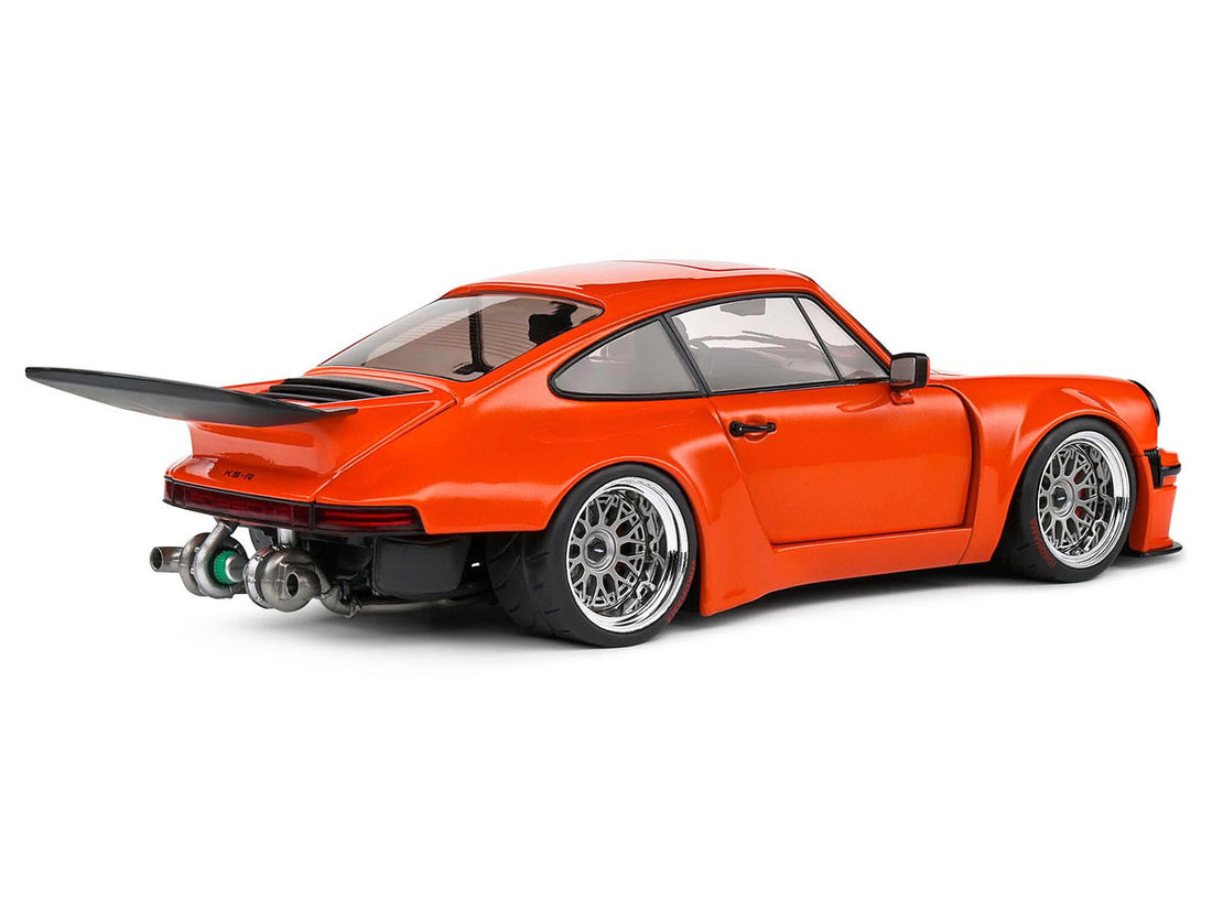 2022 Porsche 911 KS-R Orange Metallic 1/18 Diecast Model Car by Solido-0