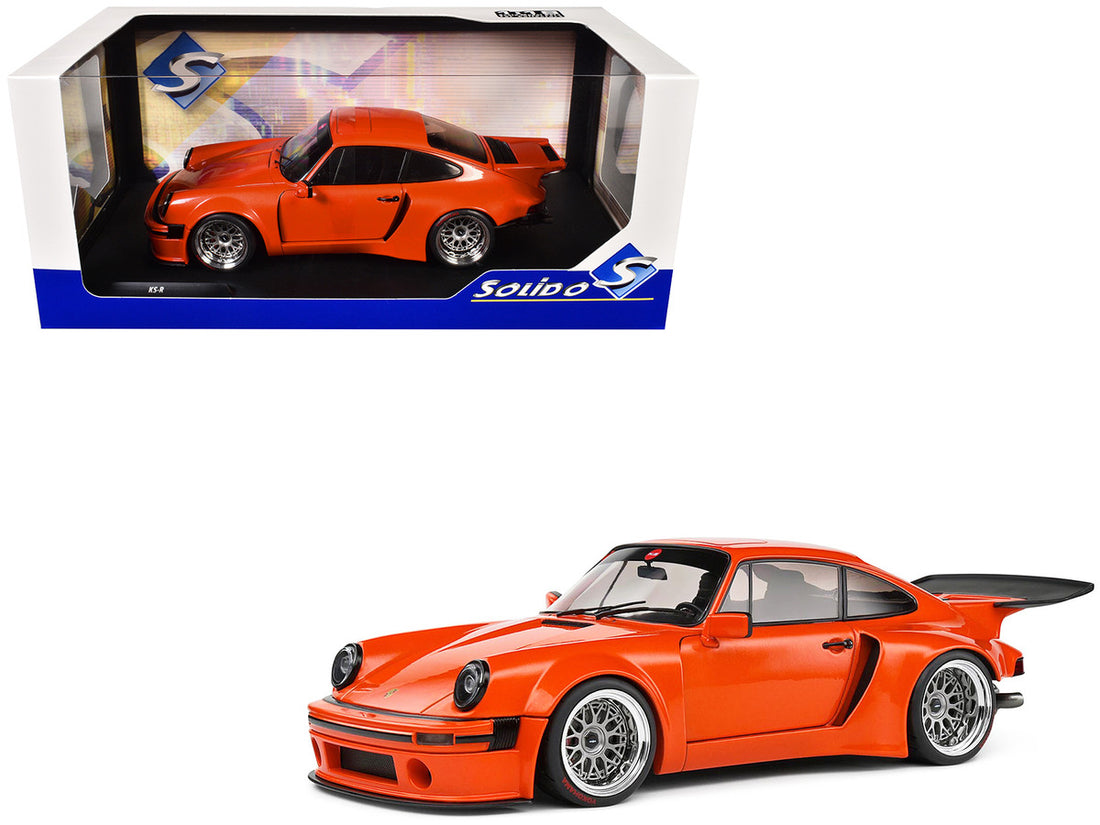 2022 Porsche 911 KS-R Orange Metallic 1/18 Diecast Model Car by Solido-4