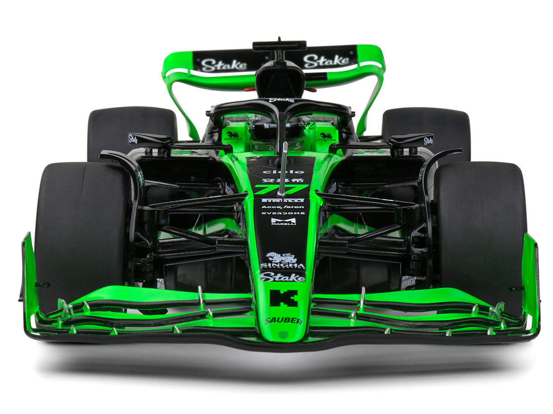 Kick Sauber C44 #77 Valtteri Bottas "Kick Sauber F1 Team" Formula One F1 "Japan GP" (2024) "Competition" Series 1/18 Diecast Model Car by Solido-3