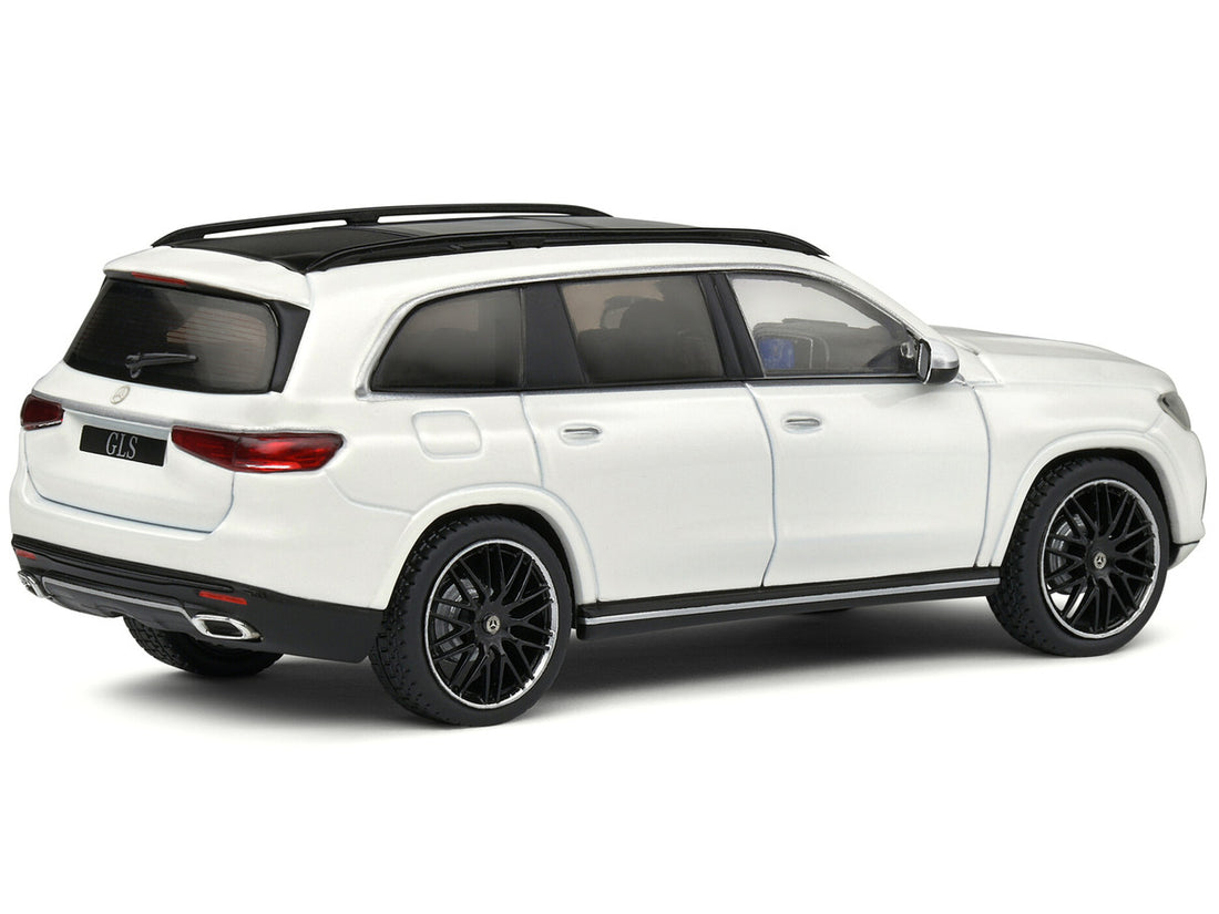 2020 Mercedes-Benz GLS Diamond White with AMG Wheels and Sunroof 1/43 Diecast Model Car by Solido-2